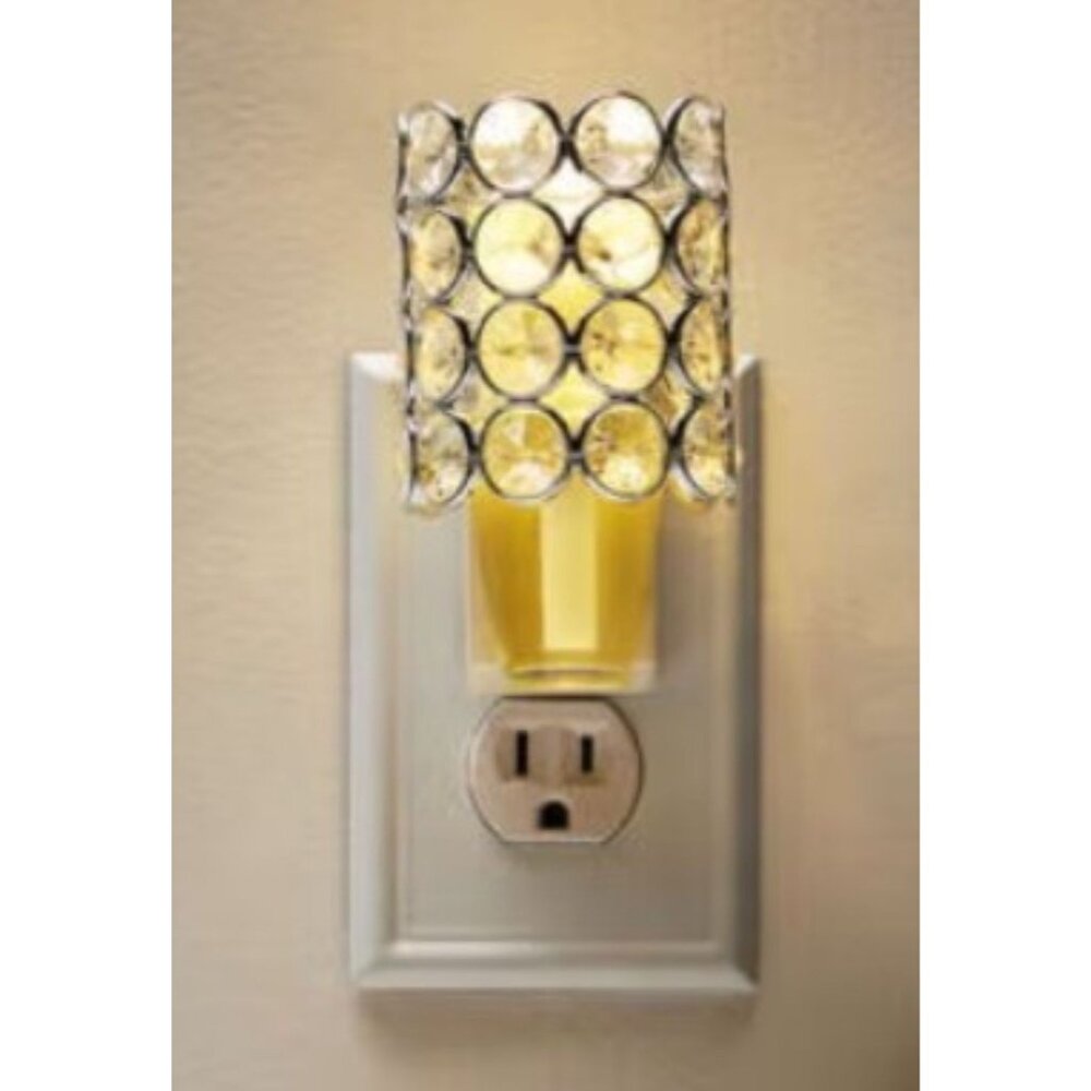 Bath & Body Works Clear Gems Scent Control Nightlight Wallflower Plug-In NEW